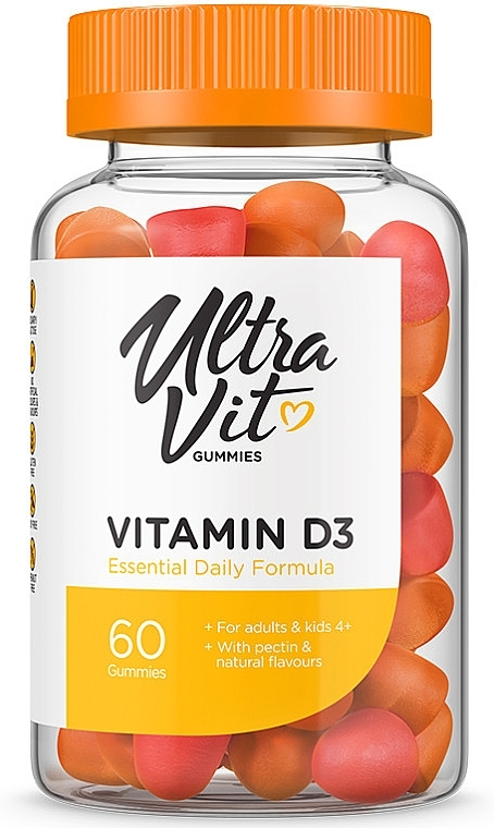 Пищевая добавка "Витамин D3" - UltraVit Vitamin D3 — фото N1