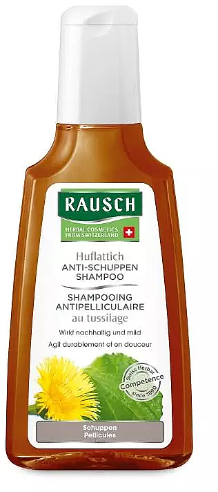 Шампунь від лупи з екстрактом мати-й-мачухи - Rausch Anti-Schuppen-Shampoo — фото N1