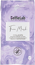 Духи, Парфюмерия, косметика Тканевая маска для лица с коллагеном - Selfielab Face Mask Collagen