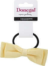 Парфумерія, косметика Резинка для волосся FA-5638, бант жовтий - Donegal