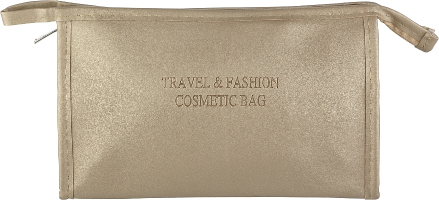 Косметичка CS1133G, золото - Cosmo Shop Travel & Fashion Cosmetic Bag — фото N1