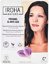 Тканинна маска для обличчя - Iroha Nature Firming & Anti-Age Face Sheet Mask — фото N1