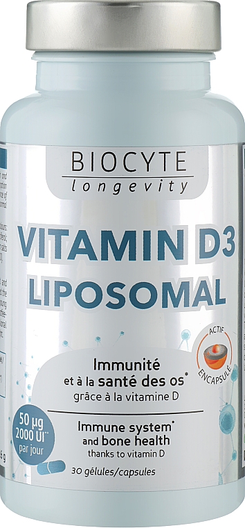 Biocytе Вітамін D3: Підтримка кісток, зубів та імунної системи - Biocyte Vitamine D3 Liposomal — фото N1