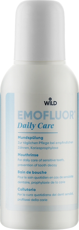 Ополаскиватель для полости рта "Ежедневный уход" - Dr. Wild Emofluor Daily Care (мини) — фото N1