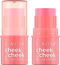 Духи, Парфюмерия, косметика Кремовые румяна в стике - Claresa Cheek2cheek Blush Stick