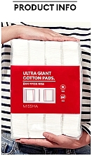 Серветки великі косметичні, 400 шт. - Missha Ultra Giant Cotton Pads — фото N3