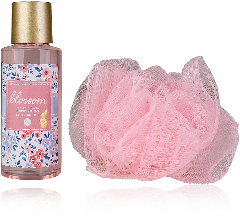 Набір - Accentra Blossom Bath Care Set (sh/gel/100ml + sponge/1pcs + bag/1pcs) — фото N2