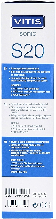 Зубная щетка, электрическая - Dentaid Vitis Sonic S20 — фото N5