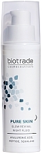 Ночной омолаживающий флюид с гиалуроновой кислотой и пептидами - Biotrade Pure Skin Glow Revival Night Fluid — фото N1