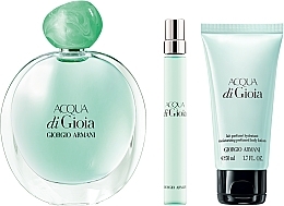 Giorgio Armani Acqua di Gioia - Набір (edp/100ml + b/lot/50ml + edp/mini/10ml) — фото N3