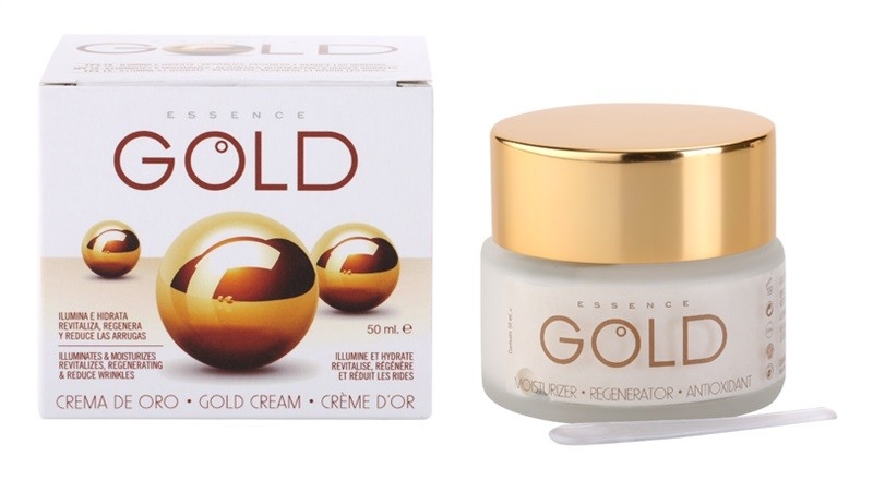 Антивозрастной крем для лица с золотом - Diet Esthetic Gold Cream SPF15 — фото N1