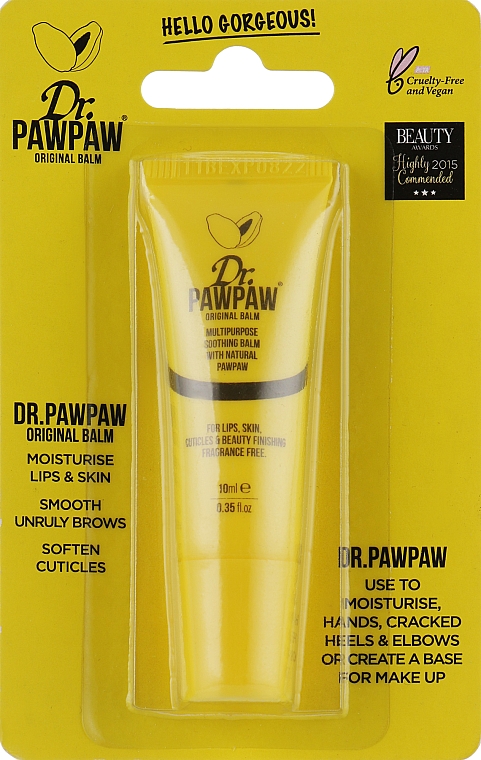 Бальзам для губ - Dr. PAWPAW Multi-Purpose Original Balm Clear — фото N3