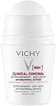 Шариковый антиперспирант против чрезмерного потоотделения и запаха, 96 часов защиты - Vichy Clinical Control Deperspirant 96h — фото N2