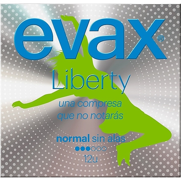 Гігієнічні прокладки "Нормал" без крилець, 12 шт. - Evax Liberty — фото N1