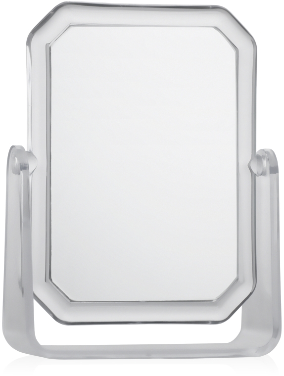 Двухстороннее прямоугольное косметическое зеркало, 15х11 см - Titania