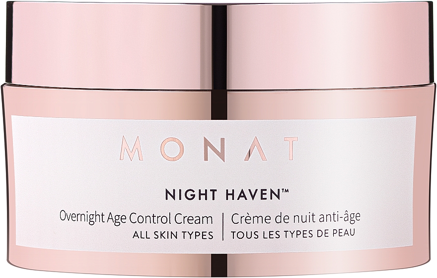 Антивіковий нічний крем для обличчя - Monat Night Haven Overnight Age Control Cream — фото N1