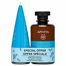 Духи, Парфюмерия, косметика Набор - Apivita Hydration Set (shampoo/250ml + h/cond/150ml)