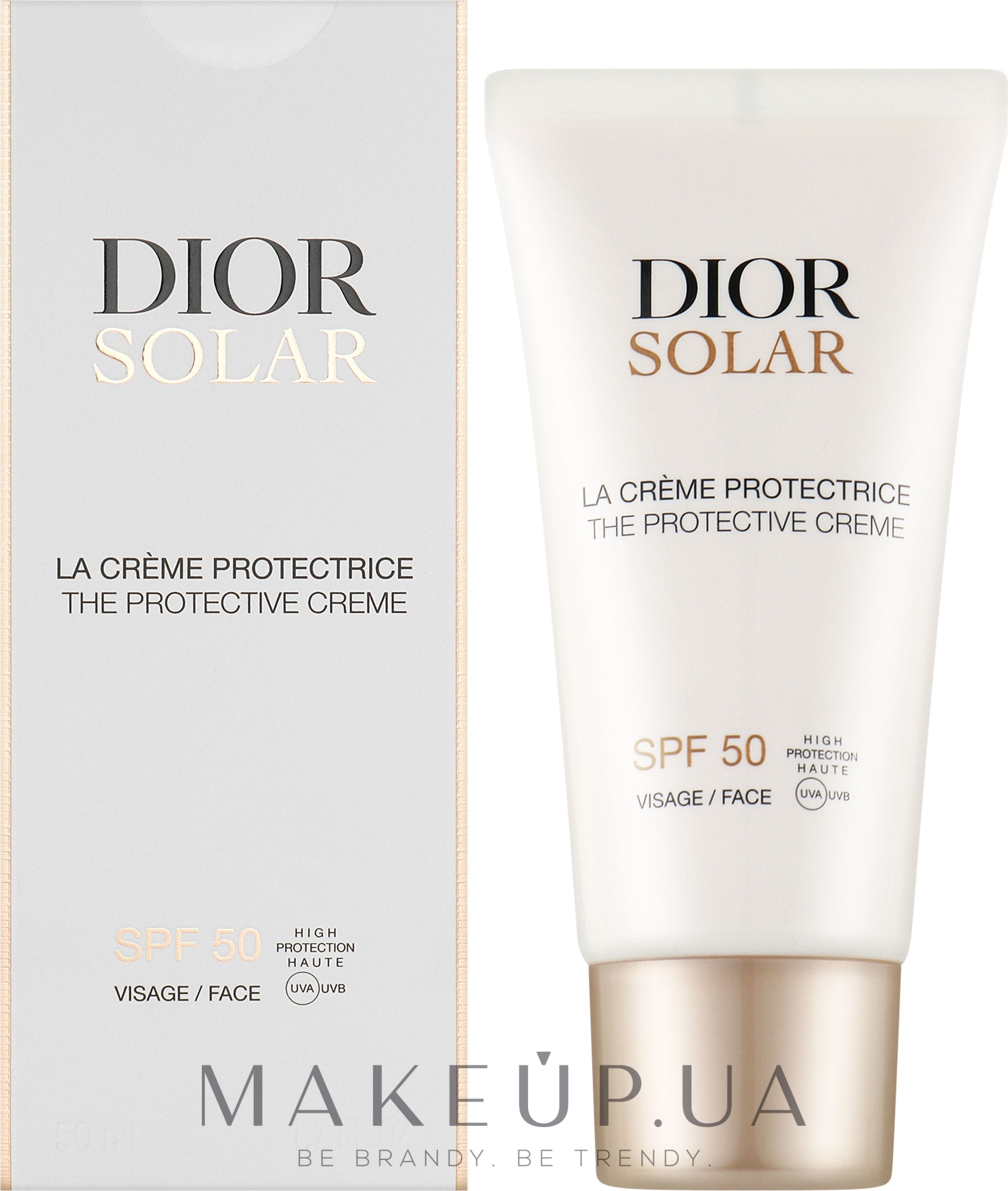 Солнцезащитный крем для лица - Dior Solar The Protective Creme SPF50 — фото 50ml