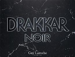 Духи, Парфюмерия, косметика УЦЕНКА Guy Laroche Drakkar Noir - Набор (edt/100ml + s/g/50ml + deo/75ml) *