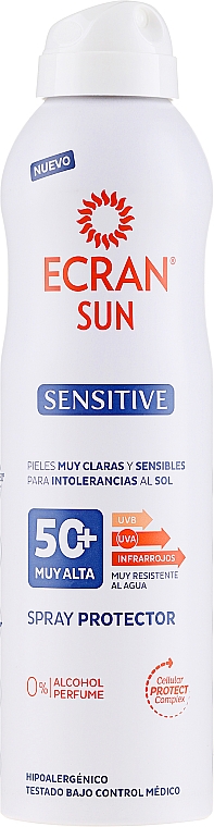 Солнцезащитный спрей - Ecran Sun Sensitive Spray Protector SPF50 — фото N1