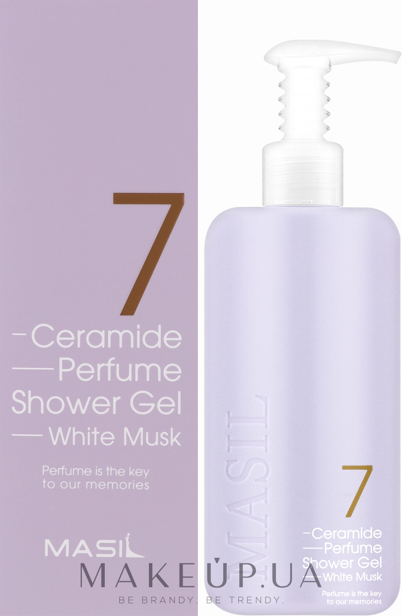 Гель для душа с ароматом жасмина и мускуса - Masil 7 Ceramide Perfume Shower Gel White Musk — фото 300ml