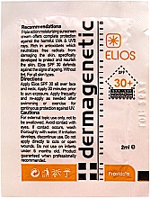 Парфумерія, косметика Сонцезахисний крем SPF30 - Dermagenetic Sunscreen Elios SPF30 3in1 UVA/UVB Cream (пробник)