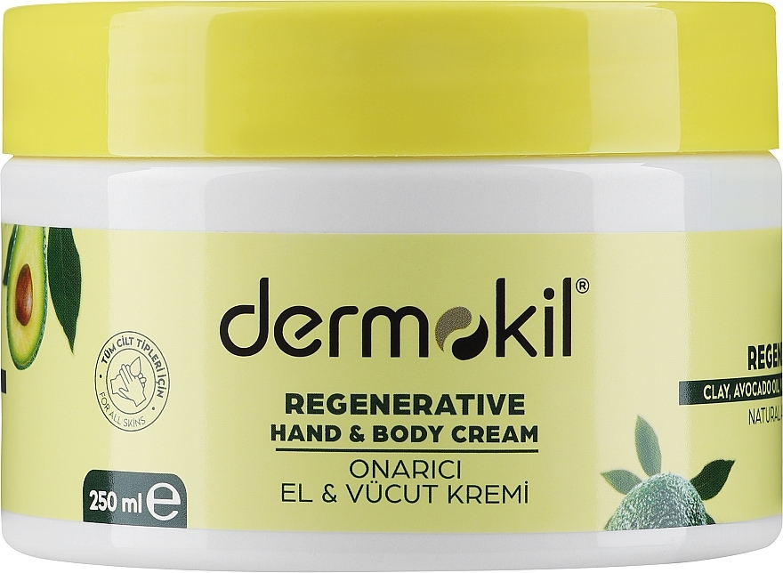 Крем для рук и тела с экстрактом авокадо - Dermokil Hand & Body Cream Avocado Extract — фото N3