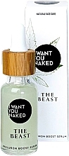 Інтенсивна сироватка для сяйного зовнішнього вигляду - I Want You Naked The Beast Holy Hemp Hyaluron Boost Serum — фото N1