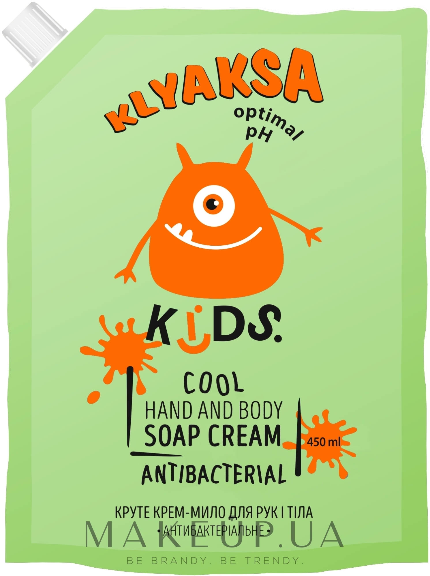 Крутое крем-мыло для рук и тела "Антибактериальное" (дойпак) - Klyaksa — фото 450ml