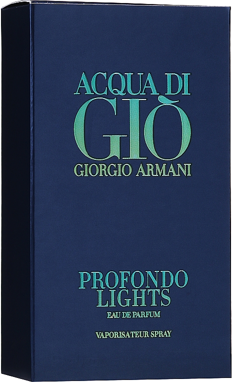 Giorgio Armani Acqua di Gio Profondo Lights - Пафюмированная вода — фото N5