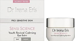 Успокаивающий бальзам для кожи вокруг глаз - Dr Irena Eris Sensi Science Youth Revival Calming Eye Balm — фото N2