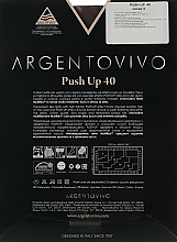 Колготки "Push Up 40" 40 DEN, cacao - Argentovivo — фото N2