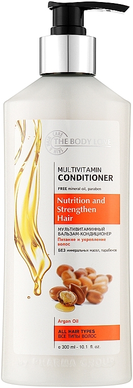 Бальзам для волос "Multivitamin + Argan Oil" - The Body Love Multivitamin Conditioner — фото N2