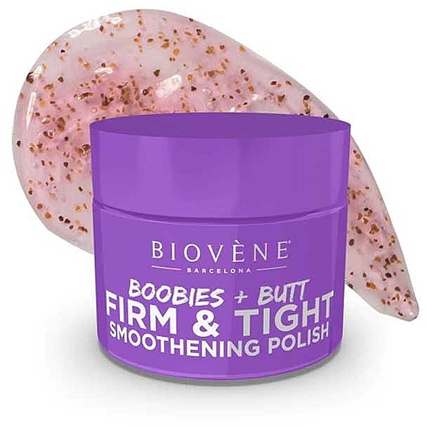 Скраб для груди и ягодиц - Biovene Boobies & Butt Firm & Tight Smoothening Polish Body Scrub — фото N1