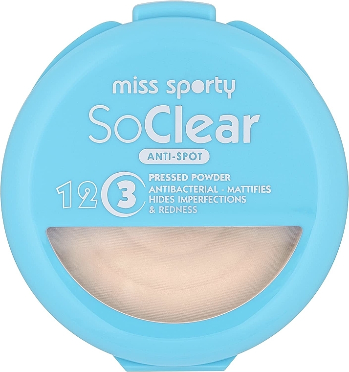 Clear pressed hot sale powder