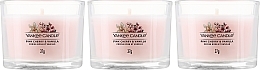 Набор ароматических свечей "Розовая вишня и ваниль" - Yankee Candle Pink Cherry & Vanilla (candle/3x37g) — фото N2