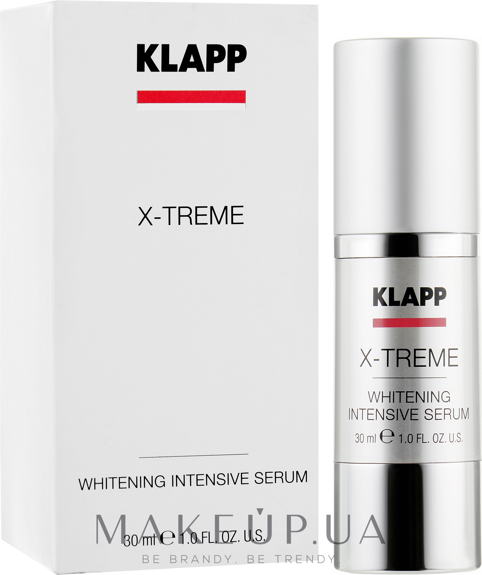 Освітлювальна сироватка - Klapp X-treme Whitening Intensive Serum — фото 30ml