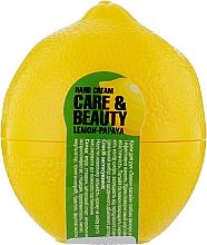 Крем для рук "Лимон и папайя" - Care & Beauty Hand Cream — фото N1