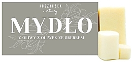 Мыло оливковое с серебром - Koszyczek Natury — фото N2