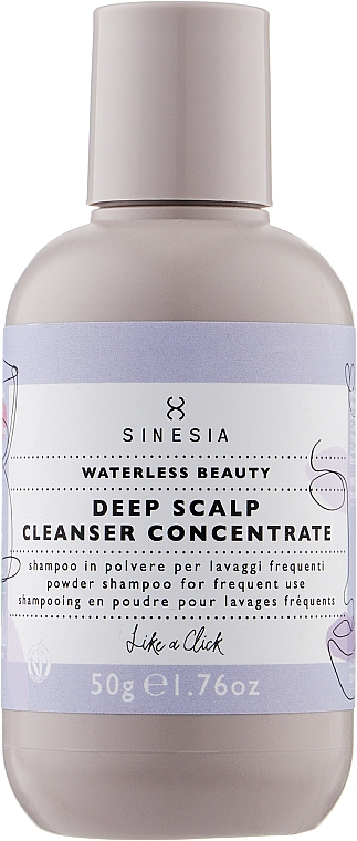 Мягкий концентрированный шампунь-пудра глубокой очистки - Sinesia Waterless Beauty Deep Scalp Cleanser Concentrate — фото N1