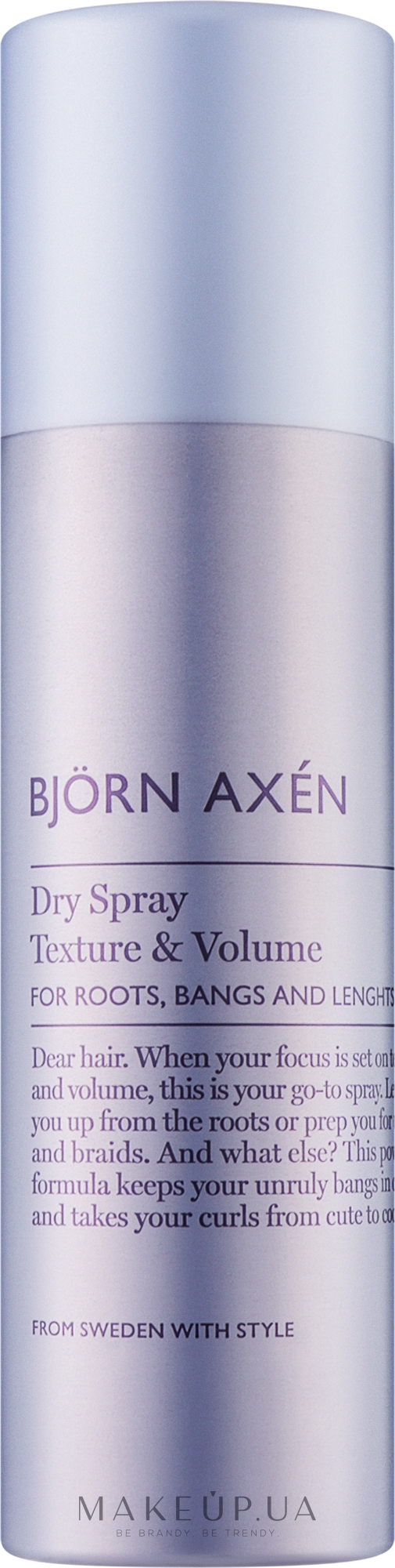 Сухий спрей для текстури та об'єму волосся - BjOrn AxEn Texture & Volume Dry Spray — фото 200ml