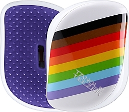 Духи, Парфюмерия, косметика Компактная щетка для волос - Tangle Teezer Compact Styler Pride Rainbow