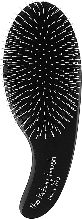 Щітка масажна (комб.щетина) - Kidney Brush Care & Style (black) — фото N1