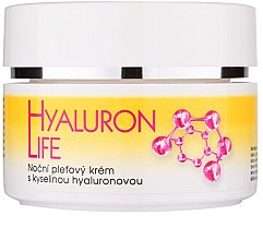 Нічний крем для обличчя - Bione Cosmetics Hyaluron Life Night Cream With Hyaluronic Acid — фото N2