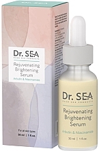 Сироватка для обличчя з арбутином і ніацинамідом - Dr. Sea Rejuvenating Brightening Serum — фото N1