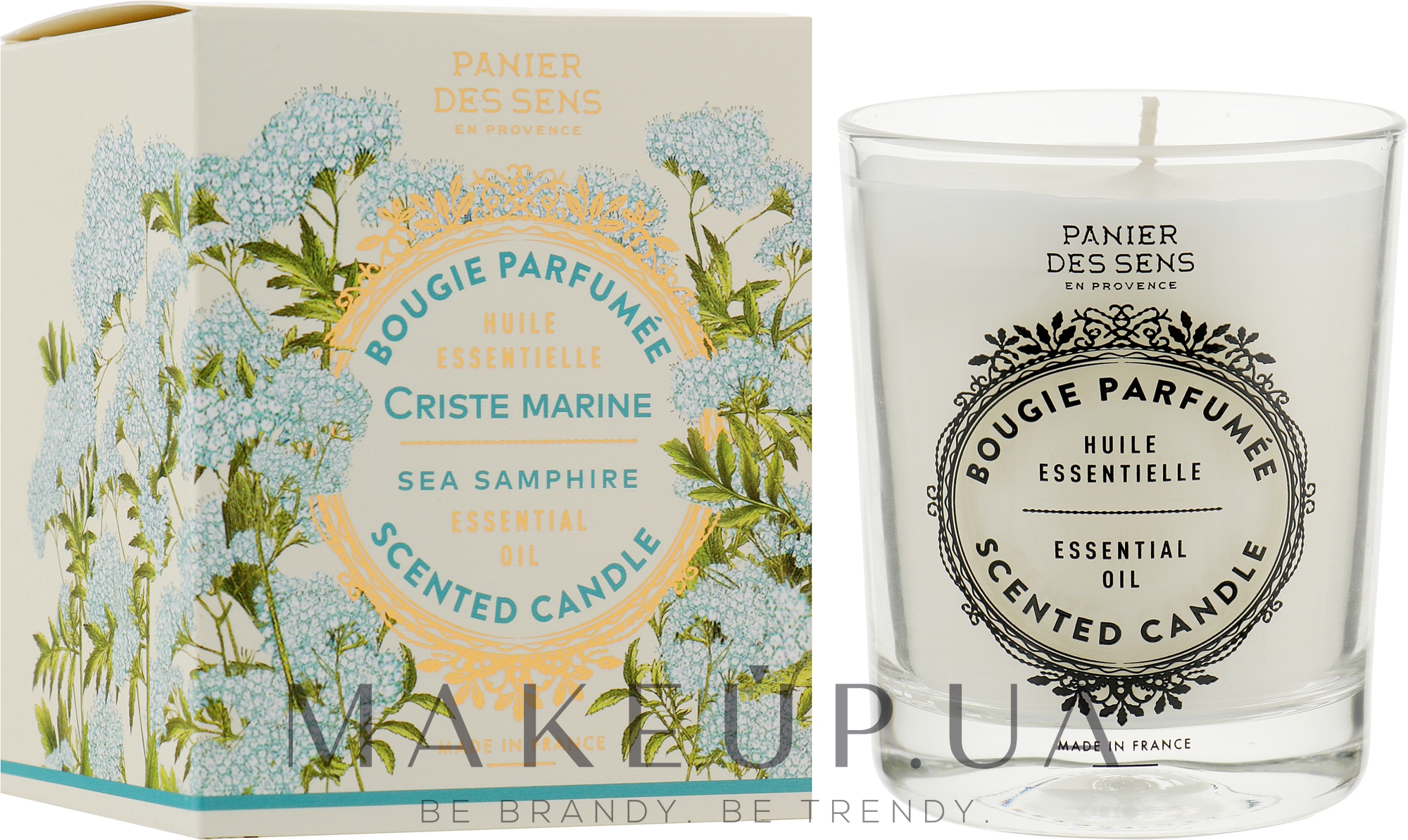 Ароматизована свічка "Критмій" - Panier Des Sens Refreshing Sea Samphire Scented Candle — фото 180g