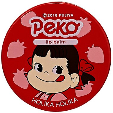 Бальзам для губ "Полуниця" - Holika Holika Peko Chan Melti Jelly Lip Balm — фото N1