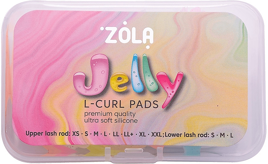 Валики для ламинирования для верхних и нижних ресниц - Zola Jelly L-Curl — фото N1