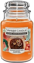 Ароматическая свеча в банке - Yankee Candle Home Inspiration Chocolate Orange — фото N1