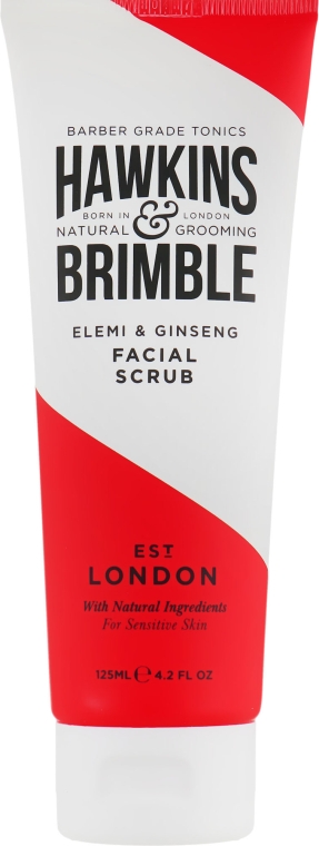 Скраб для лица - Hawkins & Brimble Elemi & Ginseng Pre Shave Scrub — фото N2